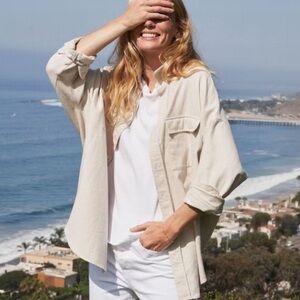 Frank & Eileen - Mcloghlin Shirt Jacket in Natural SIZE XS/ S